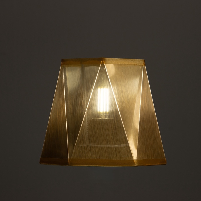 Абажур Е27 золото 13х14х16 см Абажур Е27 золото 13х14х16 см