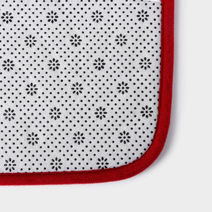 Коврики для ванной и туалета Доляна «Ракушки», объёмные, 2 шт: 40×50, 50×80 см, цвет бордовый Коврики для ванной и туалета Доляна «Ракушки», объёмные, 2 шт: 40×50, 50×80 см, цвет бордовый