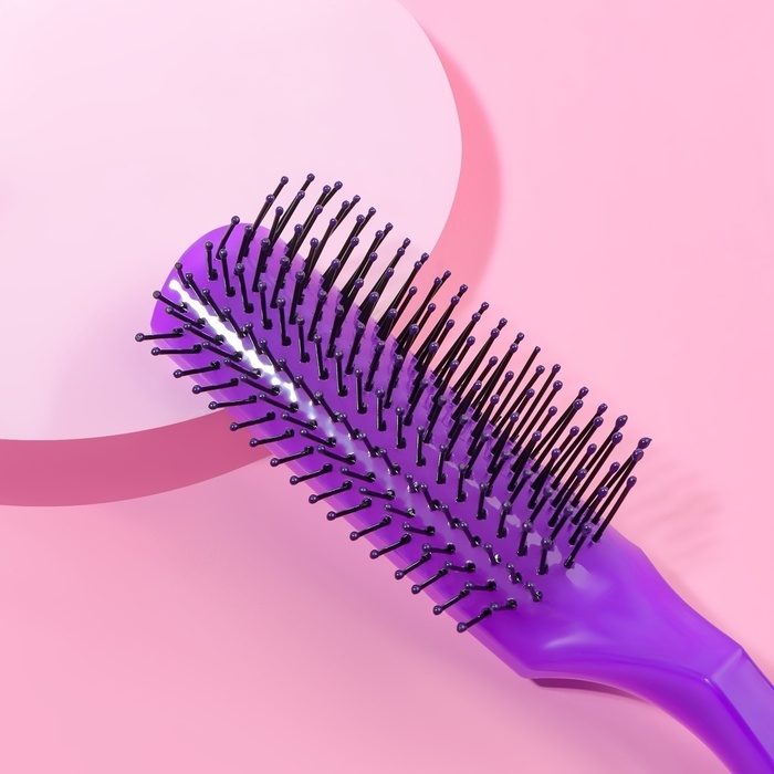 Расчёска массажная, 20,5 × 5 см, цвет МИКС Расчёска массажная, 20,5 × 5 см, цвет МИКС
