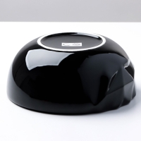 Салатник керамический «Обсидиан», 16.5 х 7 см, 900 мл, цвет чёрный Салатник керамический «Обсидиан», 16.5 х 7 см, 900 мл, цвет чёрный