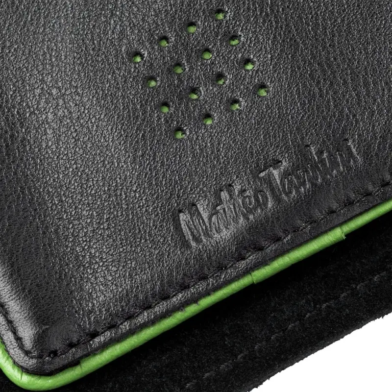 Кошелек Partinico, черный с зеленым Кошелек Partinico, черный с зеленым