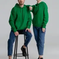 Толстовка с капюшоном Slam 320, ярко-зеленая, размер XXL