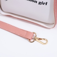 Сумка женская тоут на молнии, цвет белый/розовый