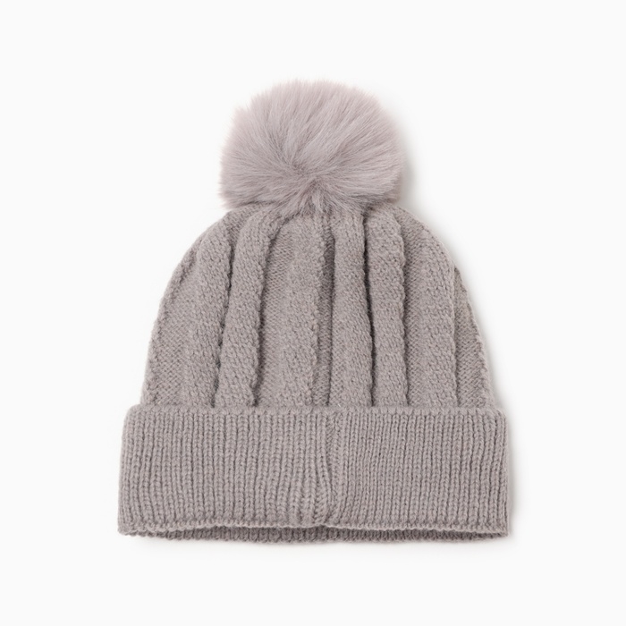 Шапка детская MINAKU, цвет серый, р-р 46-48