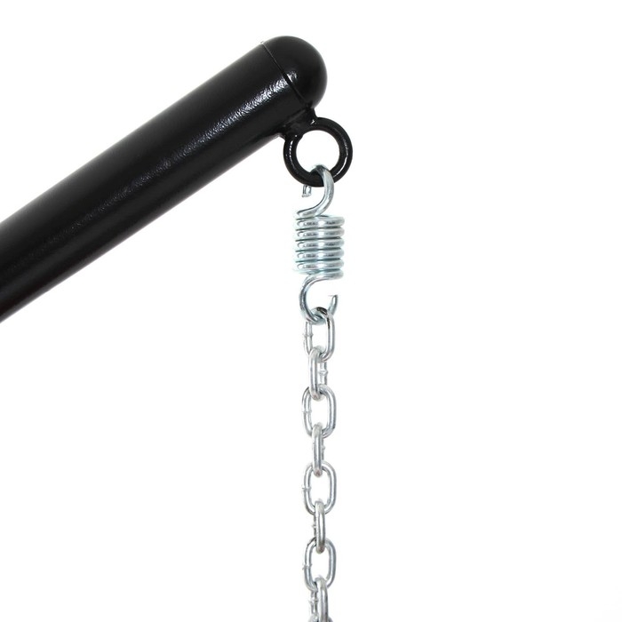 Подвесное кресло КОКОН &laquo;Капля&raquo; красная подушка, черная стойка