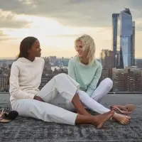 Свитшот женский BNC Inspire (Organic), серо-голубой, размер L Свитшот женский BNC Inspire (Organic), серо-голубой, размер L