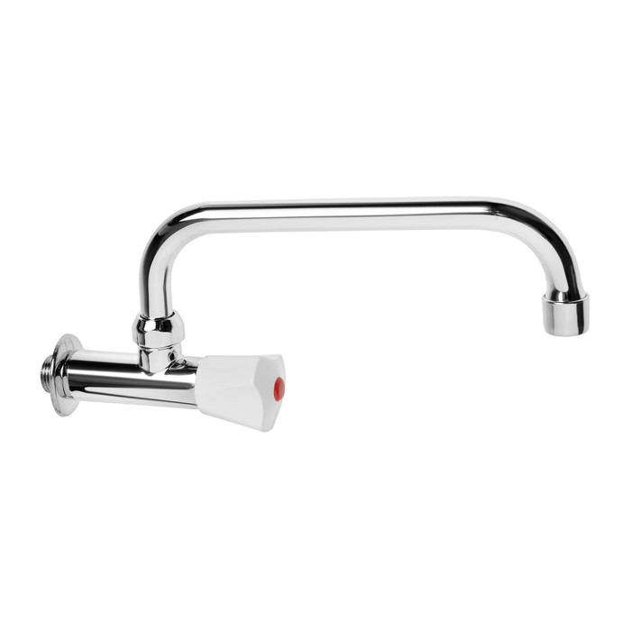 Моносмеситель Моносмеситель"ЦС-СМ" СМ510005, вентильный, белый маховик, хром