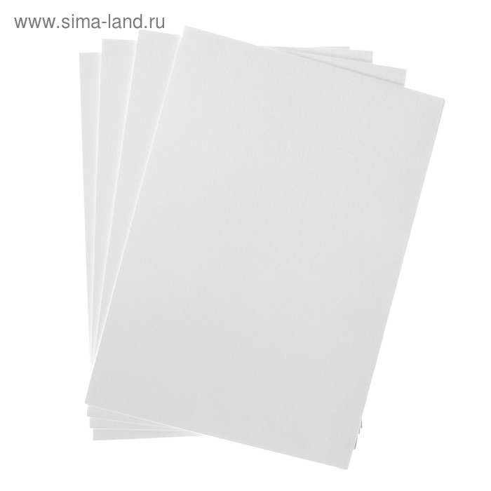 Бумага для рисования А4, 50 листов, тиснение Бумага для рисования А4, 50 листов, тиснение "холст", 200 г/м²