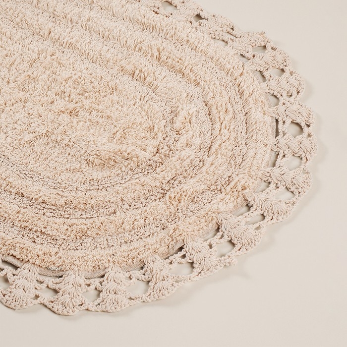 Ковер для ванны SL Home, хлопок, 60×90 см, цвет белый Ковер для ванны SL Home, хлопок, 60×90 см, цвет белый