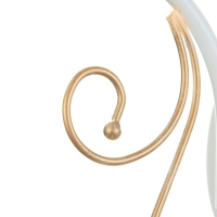 Бра 2020/1 E27 60Вт белый+золото 20х11х16 см