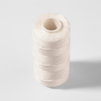 Нитки вощёные, плоские, 150D/16, 0,8 мм, 50 ± 2 м, цвет белый Нитки вощёные, плоские, 150D/16, 0,8 мм, 50 ± 2 м, цвет белый