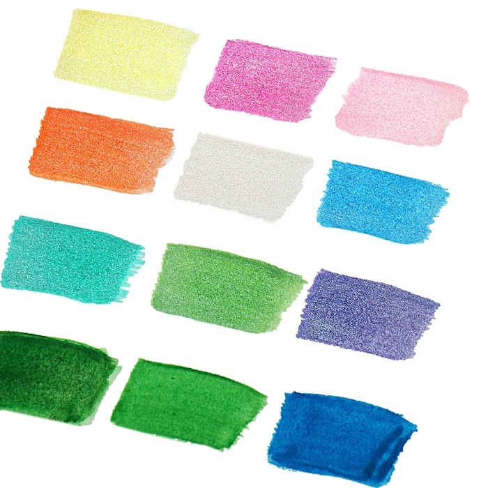 Акварель18 цветов (9 классических + 9 перламутровых) Calligrata Акварель18 цветов (9 классических + 9 перламутровых) Calligrata