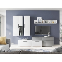 Пенал открытый Альберо, 200х309х1200, Графит серый