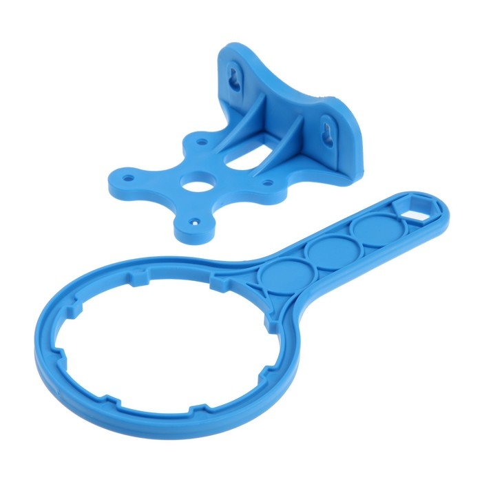 Корпус для фильтра Корпус для фильтра "Аквабрайт" АБФ-10-34, 3/4", для холодной воды, ключ и крепеж, прозрачный