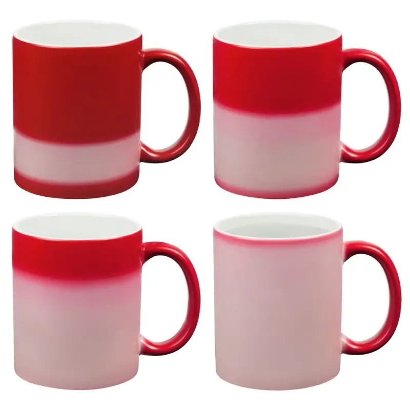 Кружка &laquo;Хамелеон&raquo; ver.2, матовая, красная