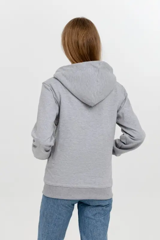 Толстовка на молнии Kulonga Sherpa, серый меланж, размер M