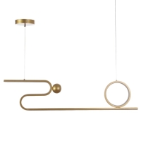 Светильник "Боунд" LED 20Вт 3000К золото 80х100 см Светильник "Боунд" LED 20Вт 3000К золото 80х100 см