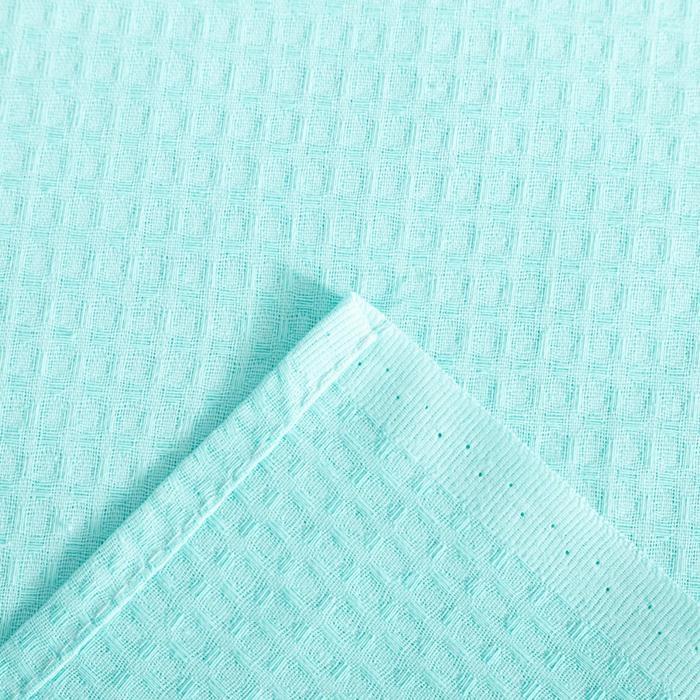 Полотенце вафельное банное Экономь и Я 80х150 см, небесный, 200 гр/м2, 100% хлопок Полотенце вафельное банное Экономь и Я 80х150 см, небесный, 200 гр/м2, 100% хлопок