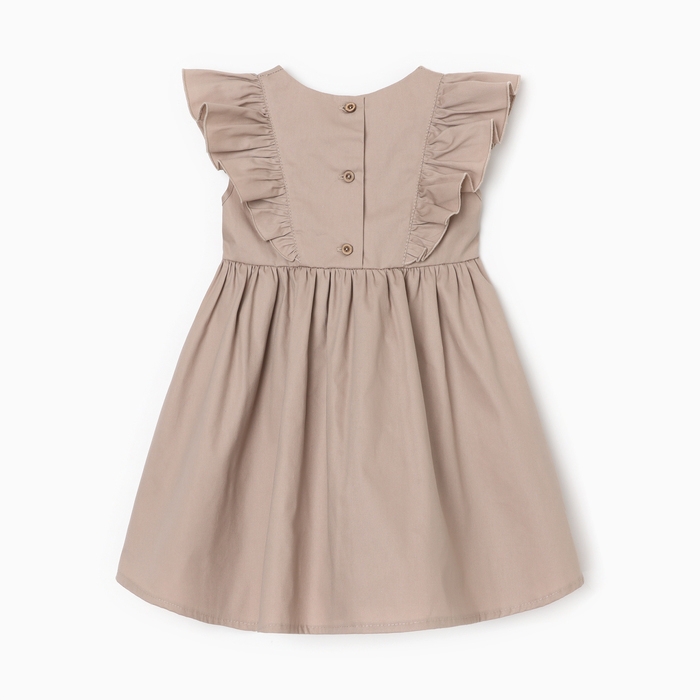 Платье для девочки MINAKU, цвет бежевый, рост 110 см Платье для девочки MINAKU, цвет бежевый, рост 110 см