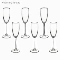 Набор бокалов для шампанского «ЭНОТЕКА», 6 шт, 175 мл Набор бокалов для шампанского «ЭНОТЕКА», 6 шт, 175 мл