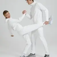 Куртка с капюшоном унисекс Begi, молочно-белая, размер XL