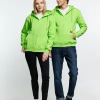 Толстовка на молнии с капюшоном Siverga Heavy 2.0, зеленое яблоко, размер 4XL