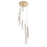 Светильник "Жаклин" 9х3Вт G4 бронза 30х30х180см Светильник "Жаклин" 9х3Вт G4 бронза 30х30х180см