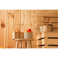 Корзина для хранения Доляна Nature, 15&times;15&times;12, бамбук