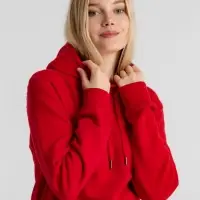 Толстовка с капюшоном унисекс King, красная, размер 4XL