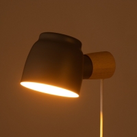 Бра "Норди" Е14 40Вт серый 11х10х19 см Бра "Норди" Е14 40Вт серый 11х10х19 см