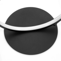 Торшер 16662/1BK LED 45Вт черный 30х30х115 см