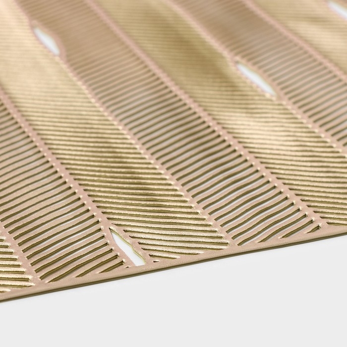 Салфетки сервировочные на стол Доляна &laquo;Триумф&raquo;, 45&times;30 см, 4 шт, цвет золото