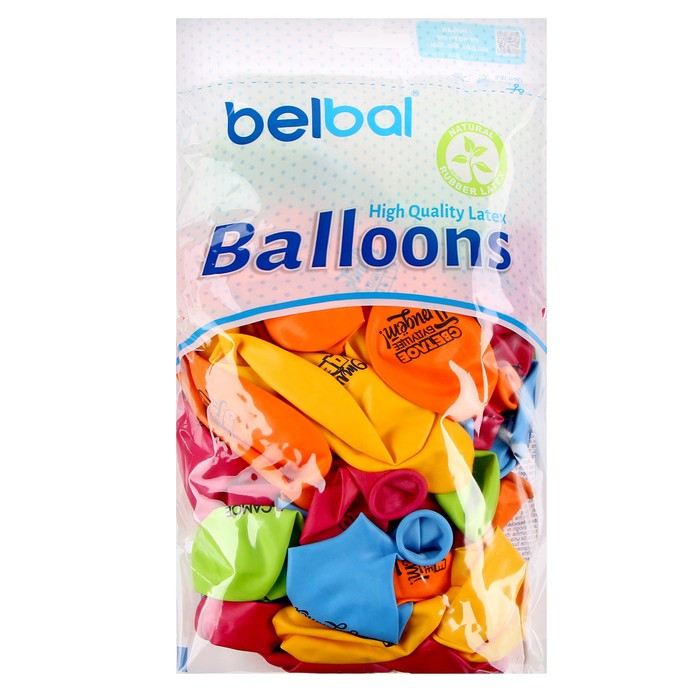 Шар латексный 14" &laquo;Мотивирующие&raquo;, пастель, набор 50 шт.