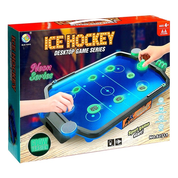 Аэрохоккей «Кибердуэль», работает от батареек, 2-4 игрока, 4+ Аэрохоккей «Кибердуэль», работает от батареек, 2-4 игрока, 4+