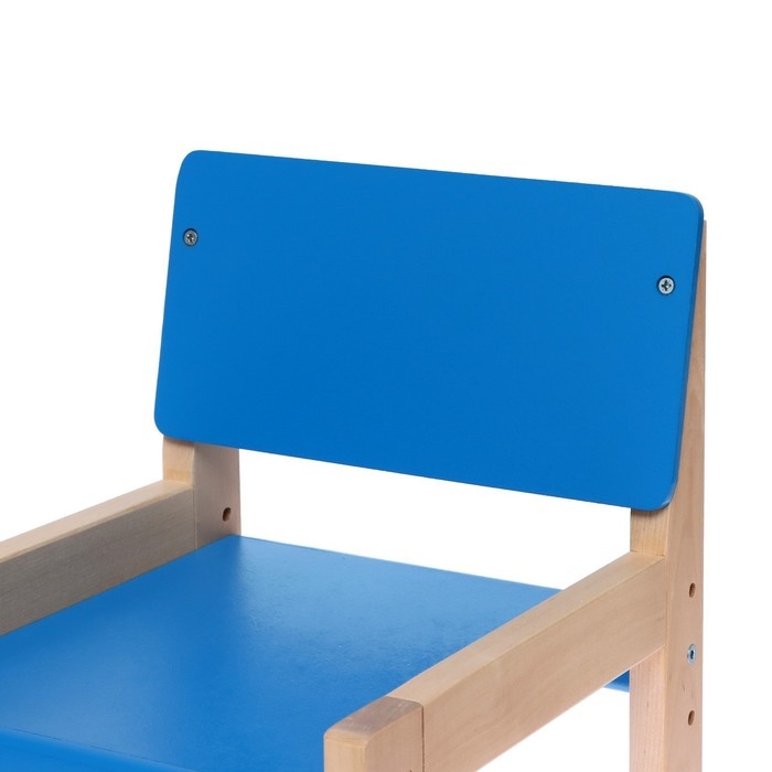 Стул регулируемый береза &laquo;Василек&raquo;, цвет синий