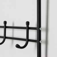 Стеллаж в прихожую &laquo;Константа&raquo;, 69&times;26&times;183 см, цвет чёрный