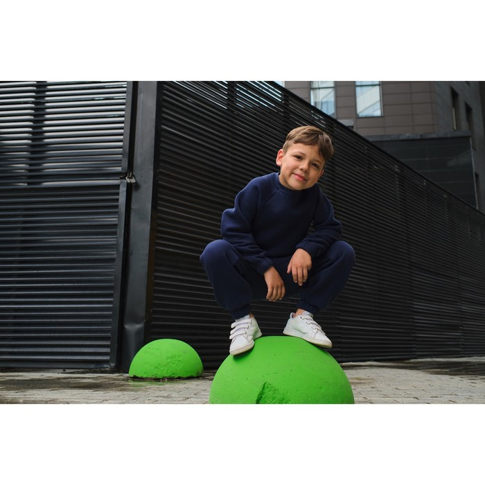 Костюм детский с начёсом (джемпер, брюки) KAFTAN "Basic line" р.38 (146-152), синий