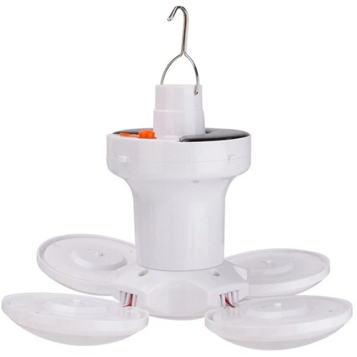 Фонарь кемпинговый аккумуляторный, 30 Вт, 2200 мАч, солнечная батарея, 11 х 13.5 см, USB Фонарь кемпинговый аккумуляторный, 30 Вт, 2200 мАч, солнечная батарея, 11 х 13.5 см, USB