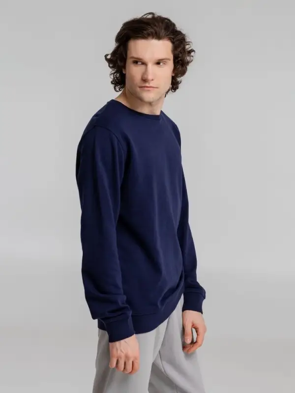 Свитшот унисекс BNC Inspire (Organic), темно-синий, размер XS