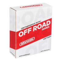 Фара светодиодная Skyway OFF ROAD, квадратная, 12/24 В, 27 Вт, 9 диодов, 107 х 107 мм, дальний свет