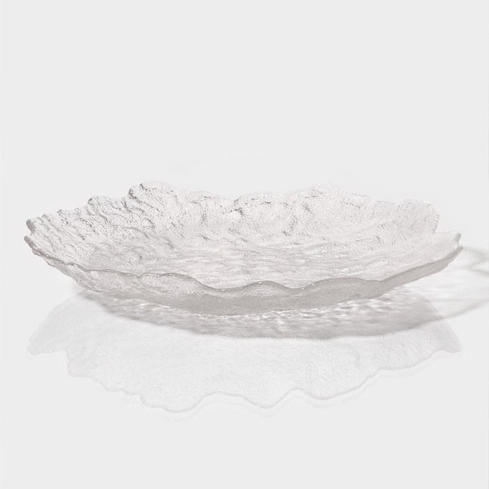 Блюдо для подачи стеклянное «Рифальтаро», d=25 см, 25×4 см Блюдо для подачи стеклянное «Рифальтаро», d=25 см, 25×4 см