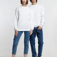 Свитшот унисекс Columbia, белый, размер 4XL