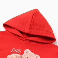 Джемпер с капюшоном Крошка Я "Мишка", рост 74-80 см, красный Джемпер с капюшоном Крошка Я "Мишка", рост 74-80 см, красный