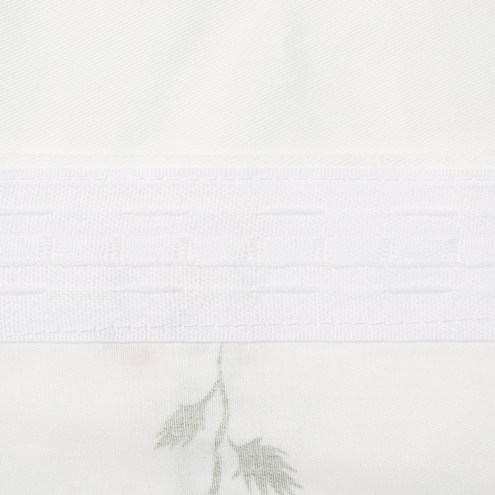 Комплект штор для кухни  Этель "Цветочек", 150х150 см - 2 шт, саржа 190 г/м2, 100% хл