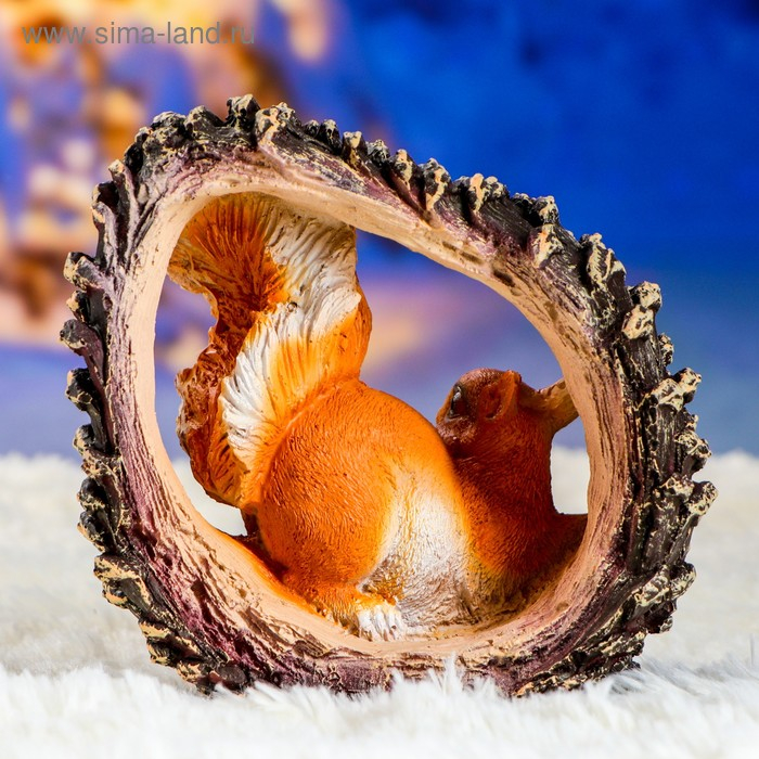 Садовая фигура Садовая фигура "Белка в шишке" 25х20х14см