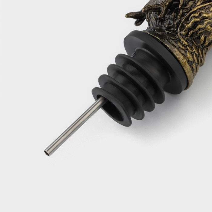 Гейзер для вина Magistro &laquo;Дракон&raquo;, 11 см, цвет золотой