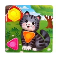 Конструктор &laquo;Болты и гайки&raquo;, 10 карточек, зверята