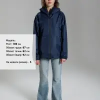 Куртка унисекс Nordvind DWR, темно-синяя, размер S