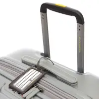 Чемодан Logoduck M, серебристый Чемодан Logoduck M, серебристый