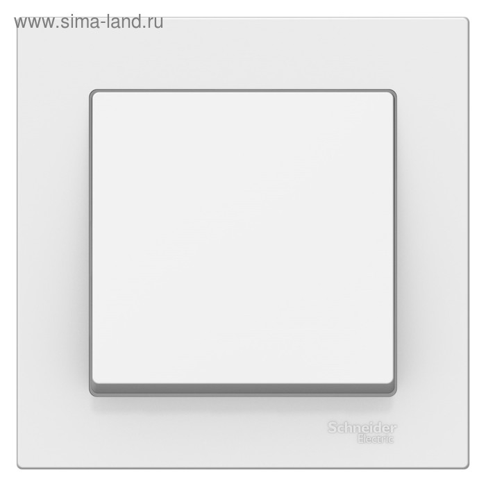 Выключатель SE ATLASDESIGN, 10 А, 1 клавиша, IP20, скрытый, белый, ATN000112